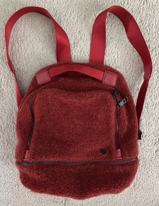 Lululemon City Adventurer  Sherpa Fleece 10L Backpack, Heathered Magma - Picture 1 of 6