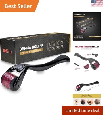 Rodillo Derma de titanio ligero 0,25 mm con práctico estuche de almacenamiento incluido Foto 1 de 4