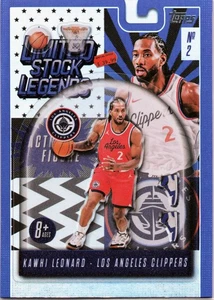 Kawhi Leonard (LST-38) - RC - 2025-2026 Topps Stock Limitado Leyendas - Imagen 1 de 2