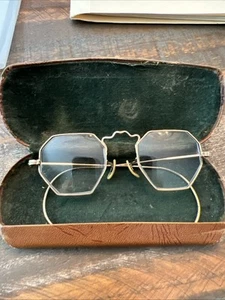 Anteojos vintage llenos de oro 1/10 12k con monturas AO completas - Imagen 1 de 6