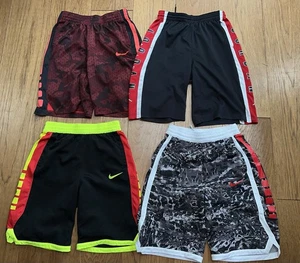 Nike Boys Shorts Lot Of 4 Dri-Fit Air Jordan Vertical Logo Basketball Youth XL - Picture 1 of 3