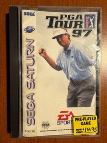 PGA Tour 97 Golf (Sega Saturn) CIB COMPLETE & TESTED (Good Hinges)