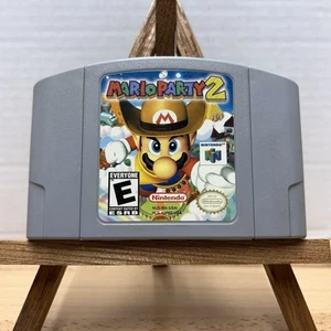 Cartucho de juego original Nintendo 64 N64 Mario Party 2 SOLO fotos de funcionamiento probadas - Imagen 1 de 4