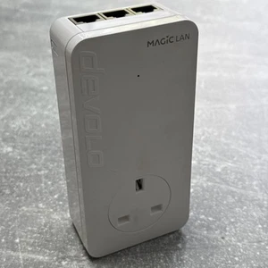 Devolo Magic 2 LAN Triple Port Add-On Powerline Adapter 2400 Mbps WiFi UK MT3159 - Bild 1 von 3
