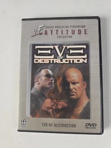  Eve of Destruction (DVD, 2002) WWF WWE ATTITUDE COLLECTION RARE  - Imagen 1 de 3