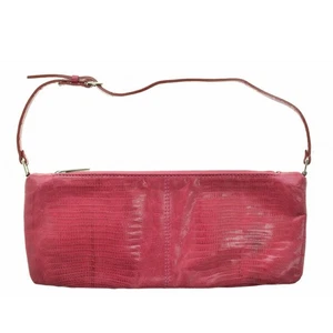 Borsa Valentino Garavani in pelle di lucertola rossa Made in Italy autenticata - Foto 1 di 6