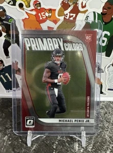2024 Panini Optic Michael Penix Jr #17 Primary Colors RC FALCONS - Picture 1 of 3