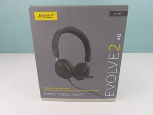 Jabra - Evolve2 40 SE UC Stereo Wired On-Ear Headset, Open Box - Bild 1 von 17