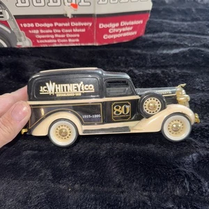 1936 Dodge Panel Delivery 1/28 Die Cast Coin Bank J.C. Whitney & Co - Picture 1 of 6