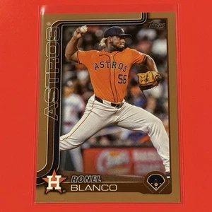 2025 Topps Serie 1 Ronel Blanco #341 Oro Paralelo/2025 Houston Astros - Imagen 1 de 2