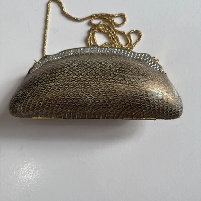 Bolso de mano vintage Judith Leiber con estrás Minaudiere Foto 1 de 4