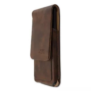 caseroxx Outdoor Case for Samsung Galaxy J8 in brown made of genuine leather - Picture 1 of 4