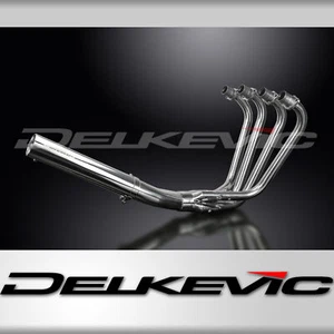 Kawasaki Z650 KZ650 C B CSR SR 76-83 Full Exhaust 4-1 Stainless Straight Muffler - Foto 1 di 7