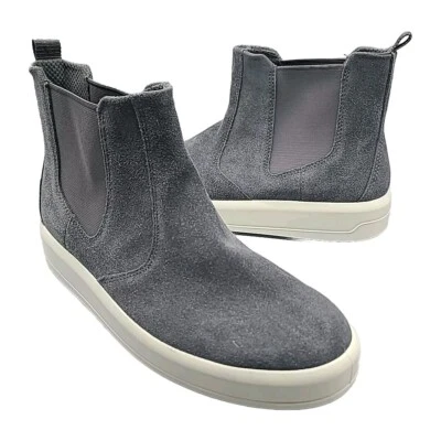 Bota Chelsea ECCO SOFT 9 Talla 9-9.5/40 Mujer Gris Gamuza Botines Cómodos al Tobillo Nuevos Foto 1 de 4