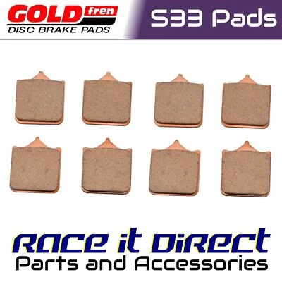 Brake Pads for APRILIA RSV 1000 R FACTORY 2004-2009 FRONT Goldfren S33 - Image 1 of 3