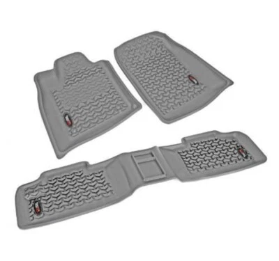 Forro de piso Rugged Ridge delantero negro para Dodge/Jeep Durango/Grand 11-17 Foto 1 de 4