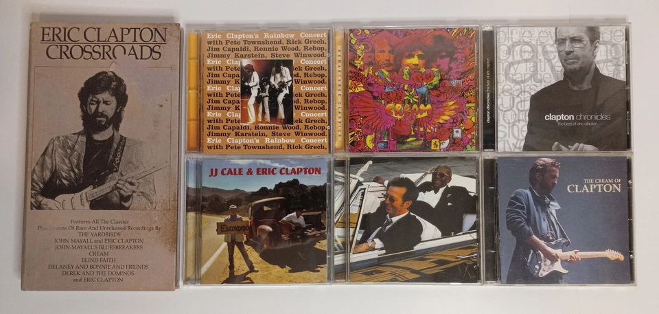 Eric Clapton CD Collection: 6 Classic Albums & Crossroads Box Set (Cover Damage) - Image 1 of 4