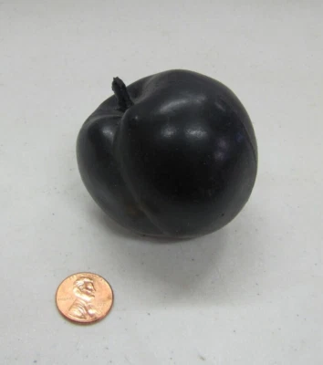 Dark Purple Plum Pretend Play Food Prop Part Kid Kitchen Fruit Realistic - Image 1 of 3