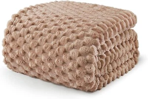Queen Size Flanell Fleece Decke, 230x230CM Stylische Jacquard Samt Plüschdecke - Bild 1 von 10