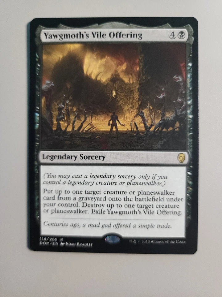 MTG Yawgmoth's Vile Offering Dominaria 114/269 Regular Rare - Image 1 of 1