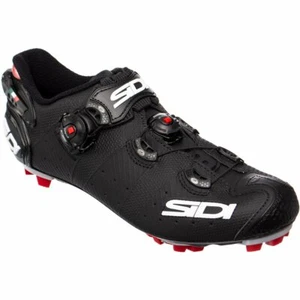 Sidi Men's Drako 2 Mountain Bike MTB Shoes Matte Black/Black EUR 43 / US 8.8 - Picture 1 of 9