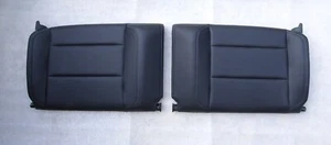 PORSCHE 991.2 CARRERA TURBO S CABRIO REAR UPPER BACK SEAT SET R & L SEAT BLACK - Picture 1 of 14