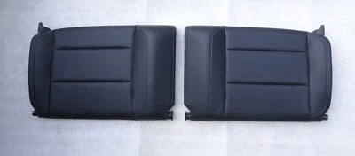 PORSCHE 991.2 CARRERA TURBO S CABRIO REAR UPPER BACK SEAT SET R & L SEAT BLACK - Image 1 of 4