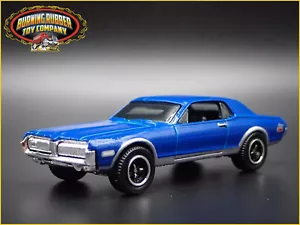 1968 68 Merc Mercury Cougar 1/64 Scala da Collezione Diorama Pressofuso Modello - Foto 1 di 8