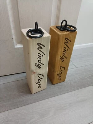 PERSONALIZADO Rústico NUEVO Tapón de Puerta de Madera Maciza Granero Decoración Granero 2 Tamaños  Foto 1 de 4