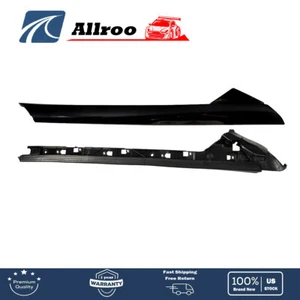 Black Left Side Windshield A-Pillar Molding Trim For 2011-19 Ford Explorer - Picture 1 of 8