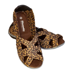 Skooda Ladies Leopard leisure and water sandals - Picture 1 of 9