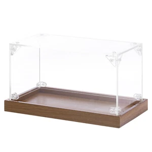 Acrylic Display Case, 8''x4''x4'' Clear Display Box Assemble Dustproof - Picture 1 of 7