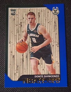 2018-19 Panini NBA Hoops Donte DiVincenzo Rookie Card #246 Blue Variant SP - Picture 1 of 10