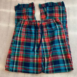 Pantalones de pijama a cuadros para hombre talla pequeña acogedores cómodos salón azul rojo - Imagen 1 de 6