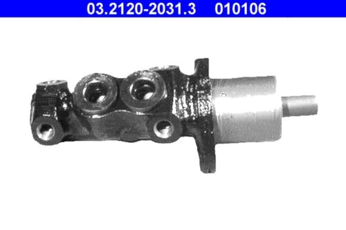 ATE Hauptbremszylinder 03.2120-2031.3 20,6mm M10x1 für VW GOLF 2 19E 1G1 JETTA 1