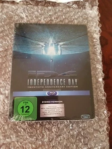 INDEPENDENCE DAY STEELBOOK (20TH Anniversary Edition) [OOP/NEW/Blu-ray] * READ * - Picture 1 of 5