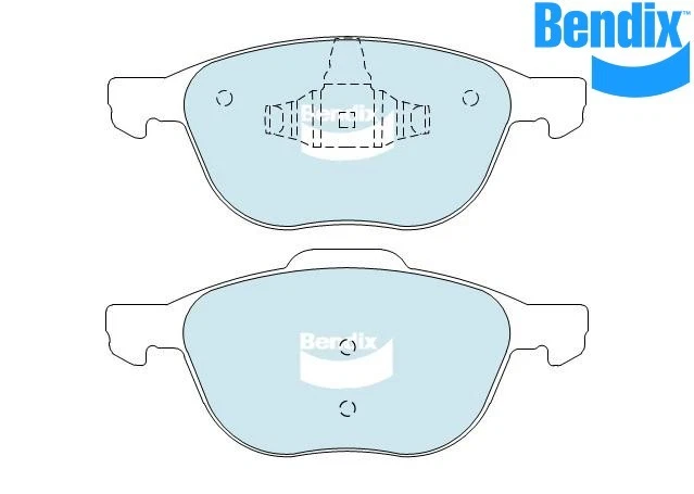 Pastilla de freno Bendix FT General CT para Volvo V40 12-18 2,5 T5 HB DB1679 GCT Foto 1 de 1