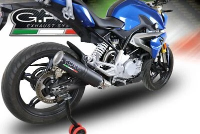 BMW G310R G310GS 2017-2018 GPR Impianto Scarico Completo M3 Black Titanio Moto3 - Immagine 1 di 4