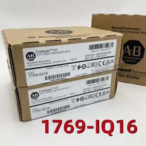 New Sealed 1769-IQ16 Allen Bradley CompactLogix 16 Pt 24VDC D/I Module 1769IQ16 - Picture 1 of 4