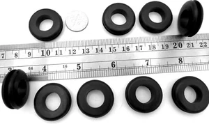 Ojal de goma, se adapta a material de 3/32" de espesor, se adapta a orificio redondo de 3/4", 35 cantidades por paquete - Imagen 1 de 12