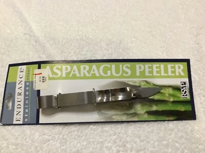 Pelador de espárragos RSVP Resistencia acero inoxidable nuevo en paquete Foto 1 de 4