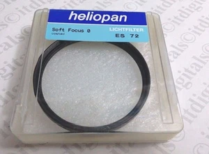 Heliopan 72mm Soft Focus 0 #0 Effect Lens Filter Germany ES72 707256 Softer - Picture 1 of 5