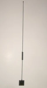 OPEK VUG-270W/B REPLACEMENT DUAL BAND VHF/UHF ON GLASS MOUNT ANTENNA WHIP & BASE - Picture 1 of 2