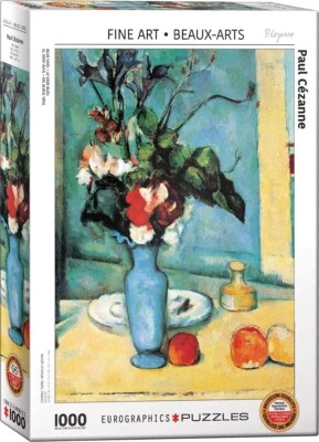 Jarrón azul de Paul Cezanne 1000 piezas rompecabezas eurográficos nuevo Foto 1 de 3