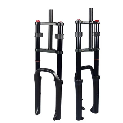 20 ER Downhill Suspension Fork Straight Tube Double Crown Fat Bike Front Fork - Image 1 of 4