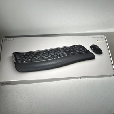 Microsoft Wireless Comfort 5050 Desktop Keyboard & Mouse - Image 1 of 4