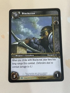Juego de cartas coleccionables World of Warcaft, Blackcrow, Through the Dark Portal 271/319, LP - Imagen 1 de 1