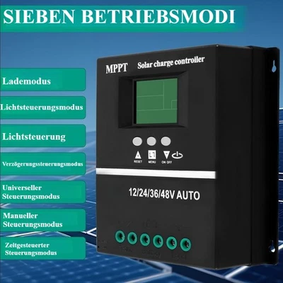 80A MPPT Solarladeregler Controller 12V 24V 36V 48V Solar PV Regler - Bild 1 von 4