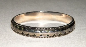 BRAZALETE VINTAGE PLATA ESTERLINA 925 "PLJ" MÉXICO 39g~¡Impresionante! - Imagen 1 de 10
