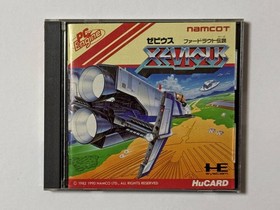 Xevious Fardraut Saga W/Case Manual PC Engine Hu Card Retro Used Game NTSC-J JP